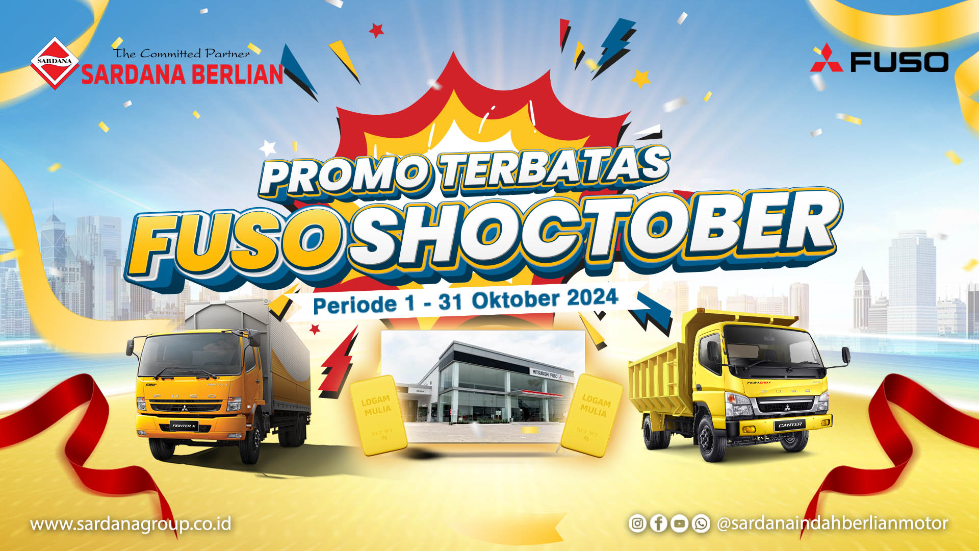 Program Mitsubishi Fuso Shocktober 2024, Dapatkan Semua Benefitnya!  